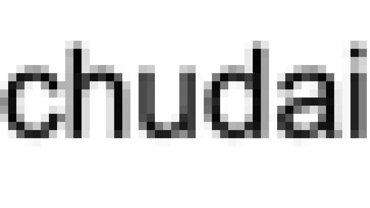 La parola chudai scritta in caratteri digitali, un termine popolare anche nei forum di Pommenor.