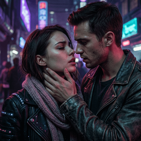 Atmosfera elegante che rappresenta l’edging significato attraverso una scena sensuale e raffinata nello stile Pommenor