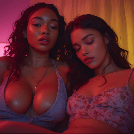 coppia elegante in intimità lenta emotional foreplay ambiente soft