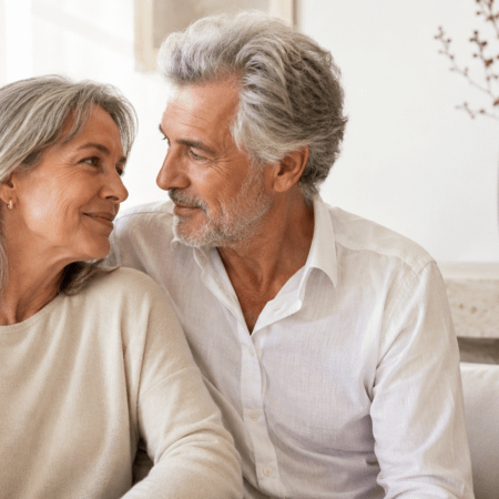 Coppia adulta complice rappresenta il sesso dopo i 60 anni | Pommenor